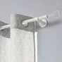 Lot de 2 supports tringle à rideau Design, 20 mm blanc mat INSPIRE