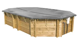 Bâche de sécurité rectangulaire BWT MYPOOL P-pb 580, L.650 x l.350 cm