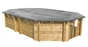 Bâche de sécurité rectangulaire BWT MYPOOL P-pb 580, L.650 x l.350 cm