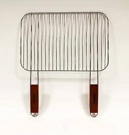 Grille Simple 45x30 cm, manches bois NATERIAL