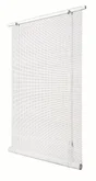 Store enrouleur tamisant Bois tissé blanc, l.150 x H.180 cm, BALLAUFF