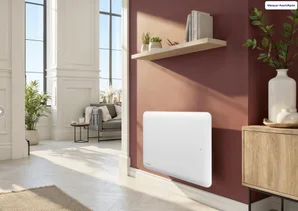 Radiateur electrique inertie Sèche amaroc2 1500w connecte horizont blc