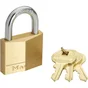 Master Lock 140Eursix Lot De 6 Cadenas À Clé En Laiton, Doré, 6 X 4 X 1,3 Cm