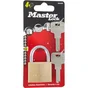 Master Lock 2940Eurd Cadenas À Clé Extra Fin En Laiton, Doré, 6,2 X 4 X 1,6 Cm