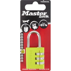 Cadenas À Combinaison Master Lock Aluminium, L.30 Mm