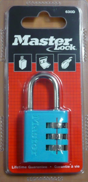 Cadenas À Combinaison Master Lock Aluminium, L.30 Mm