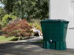 Cuve a eau rectangulaire vert 520 l GARANTIA