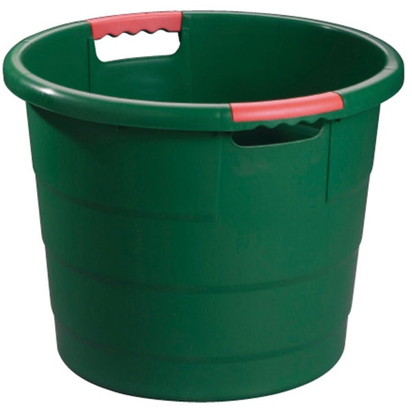 Seau monobloc GARANTIA, 30 litres, vert sapin