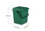 Seau Monobloc Garantia 640010 Vert Sapin 8 L