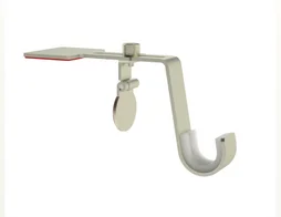 Support sans perçage Caisson volet, 20/28 mm gris verni CESSOT