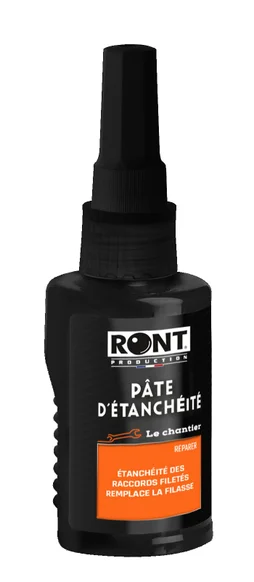 Pâte d'étanchéité spéciale filetage en burette, 50 ml RONT PRODUCTION