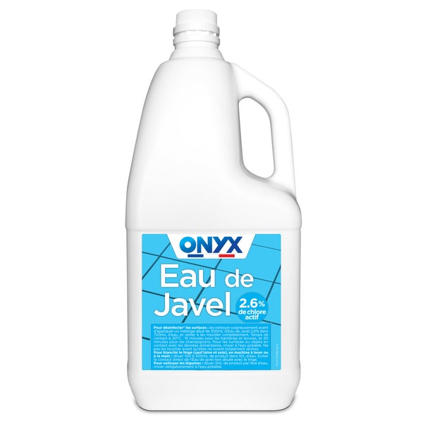 Eau de javel 2,6% chlore actif ONYX, 2L