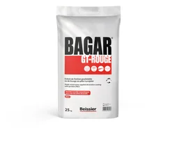 Enduit de lissage en pâte, BAGAR GT ROUGE,  25 kg