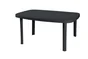 Table Otello en polypropylène, 136 x 82 cm anthracite