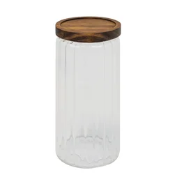 Pot de conservation et bois, 0.8L Strie FRANDIS