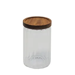 Pot de conservation et bois, 0.6L Strie FRANDIS