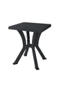 Table Rigoletto en polypropylène, 60 x 60 cm, anthracite