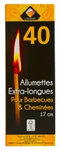 Allumettes extra longues 17 cm