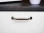 Poignée De Meuble Zamak Satiné, Entraxe 96 Mm