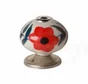 Bouton de meuble rond Boule, porcelaine multicouleur, Diam.40 mm