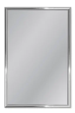 Miroir non lumineux encadré rectangulaire l.40 x L.60 cm Arica alu