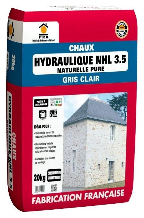 Chaux Grise Hydraulique Ce Prb, 20 Kg