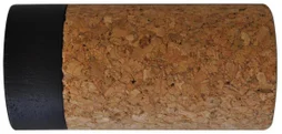 Embout Bouchon liège, noir mat, pour tringle à rideau Diam.28 mm INSPIRE