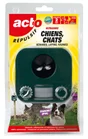 Répulsif ultrasons solaire chiens, chats, renards, lapins et fouines