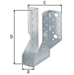 Sabot universel acier galvanise, 76x90x146x2 mm ALBERTS