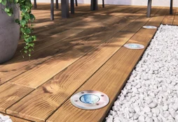 Lame de terrasse douglas 2500x120x21mm bois marron classe 3