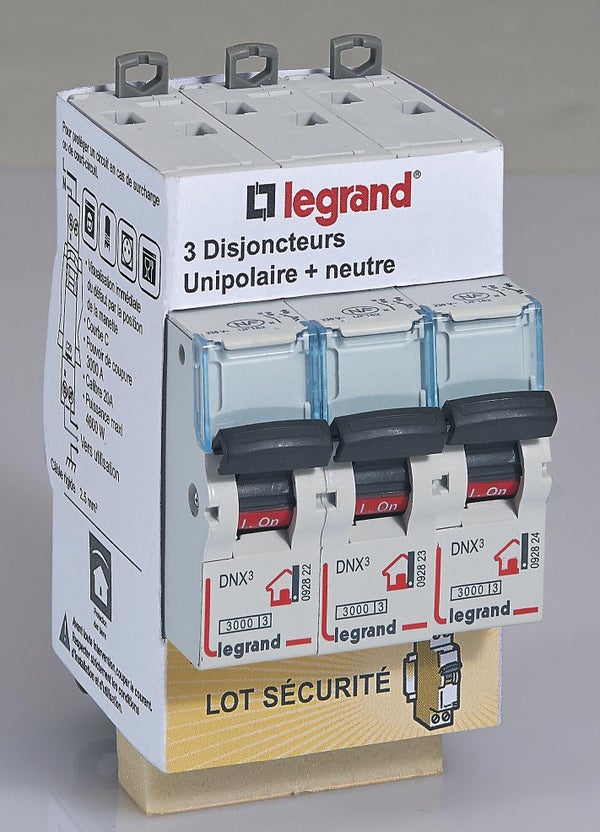 Disjoncteur unipolaire Dnx3 LEGRAND 20 A