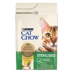 Croquette chat stérilisé CAT CHOW riche poulet 3kg