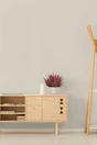 Peinture beige ciment mur, boiserie, radiateur RIPOLIN satine 0.5 l
