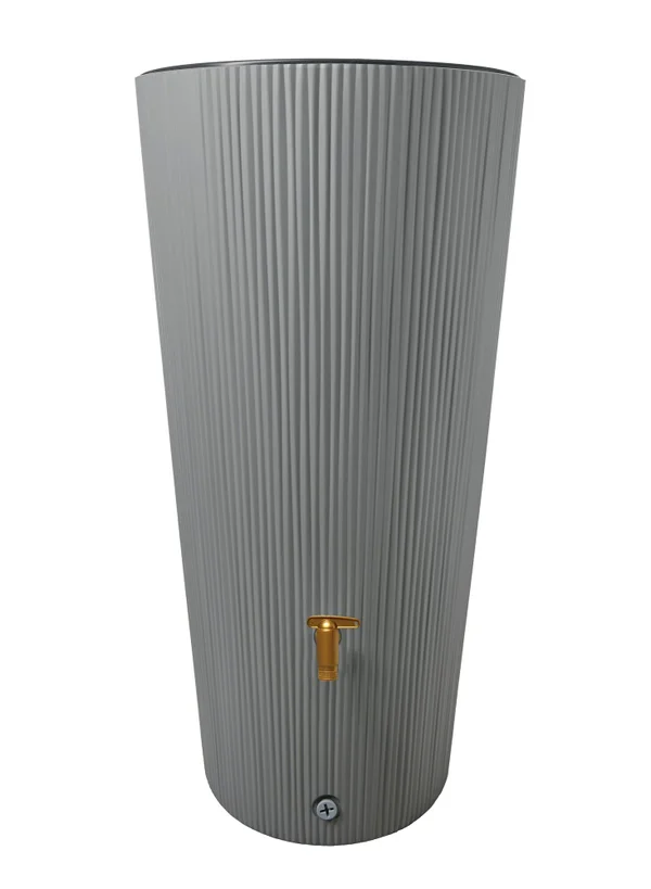 Récupérateur d'eau aérien GARANTIA cylindrique gris zinc , 220 l
