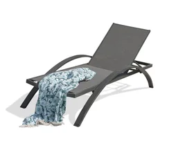 Bain de soleil en aluminium DCB GARDEN Barcelona noir