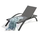 Bain de soleil en aluminium DCB GARDEN Barcelona noir