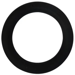 Lot de 10 anneaux tringle à rideau Charme recup 28 mm plastique noir mat