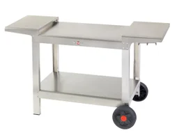 Chariot KRAMPOUZ Pour plancha, gris / argent