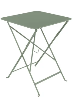 Table de jardin FERMOB Bistro carré cactus, 2 personnes