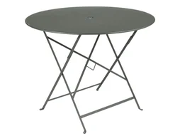 Table de jardin FERMOB Bistro rond romarin, 4 personnes