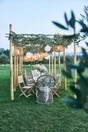 Chaise de jardin Bistro en acier cactus