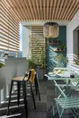 Chaise de jardin Bistro en acier cactus