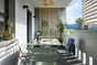 Chaise de jardin Bistro en acier cactus