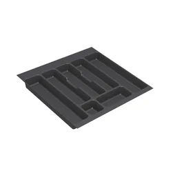 Range-couverts plastique pour tiroir, DELINIA, 60cm l.49.8 x P.46 cm, gris