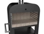 Barbecue au charbon de bois, gris anthracite