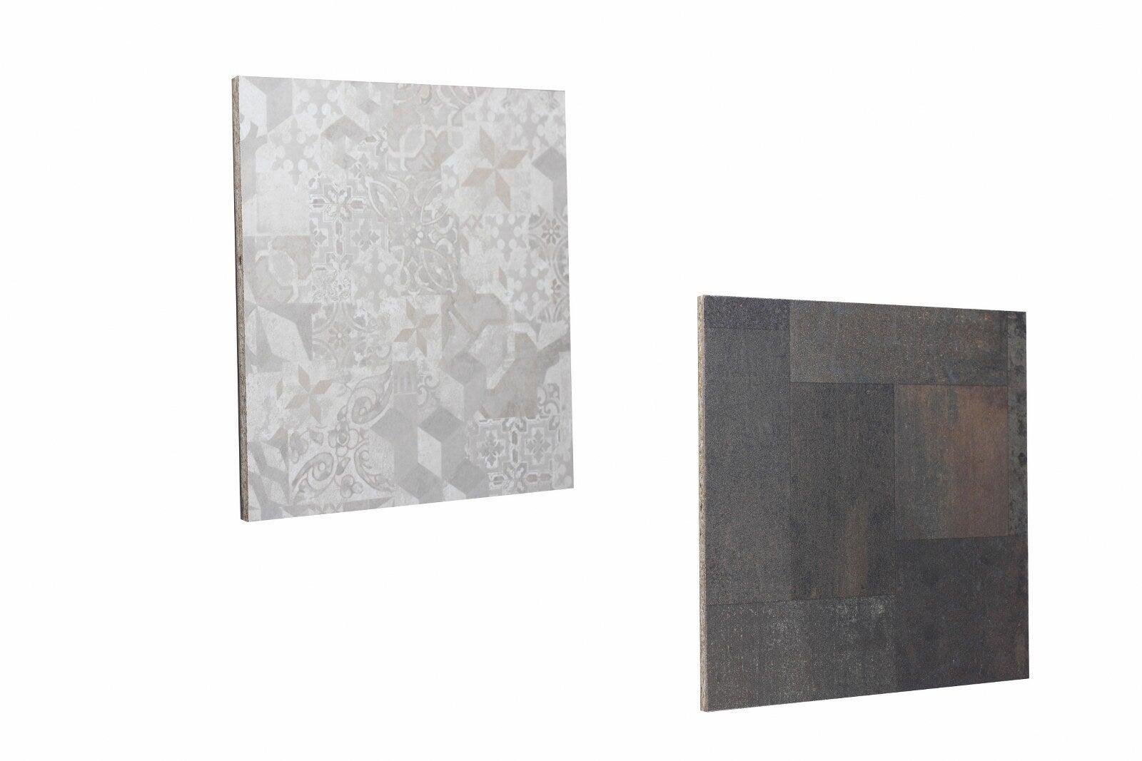 Crédence stratifié réversible Arabesque/ardoise H.64 cm x Ep.9 mm x L.300 cm