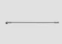 Stabilisateur orientable chrome 120 cm REMIX