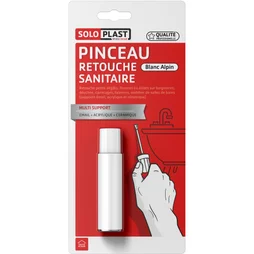 Pinceau de retouche sanitaire email/acryl/ceramiq soloplast blanc 12ml