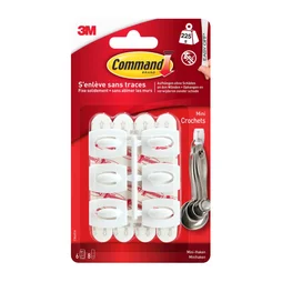 6 mini crochets blanc command 225 g