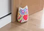 Bloque-porte REI Hibou teinte multicouleur L.10 x H.23 x l.20 cm